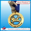 2014 Neue kundenspezifische Sportmedaillen Gold Taekwondo Medaille mit Epoxy gewölbt (lzy-201300046)